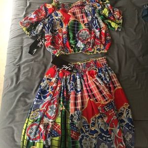 2 piece maxi dress set